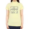 Callaway Short Sleeve Mock Neck Shirt STORY Golf Undershirt C23134242 Size M Women's [TOY Collaboration] (Stretch) / / 1061_Yellow,