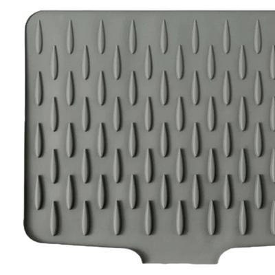 Silicone Drain Pad Foldable Pots Dish Drain Mat Anti Slip Sink Tray for Kitchen Sink Tableware Cushion Organizer