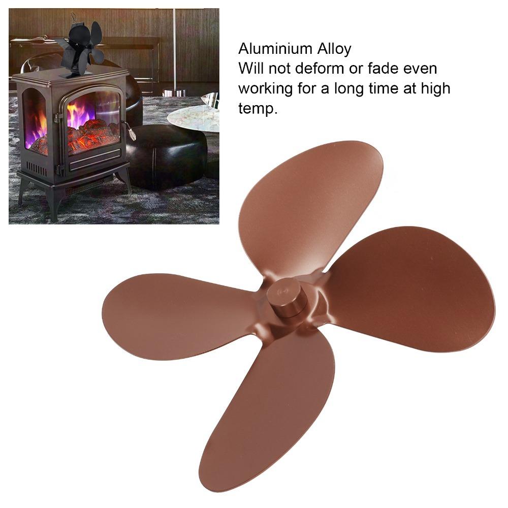 

Лопаті вентилятора для каміна з алюмінієвого сплаву, термостійкий вентилятор з живленням від тепла, газові вентилятори бронзовий
