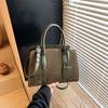 Suede bag women's large capacity 2025 new autumn and winter niche shoulder messenger bag retro portable tote bag