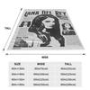 Lana Del Rey Decke Abdeckung Sänger Flanell Überwurfdecke Sommer Klimaanlage Tragbar Leicht Bettüberwurf,