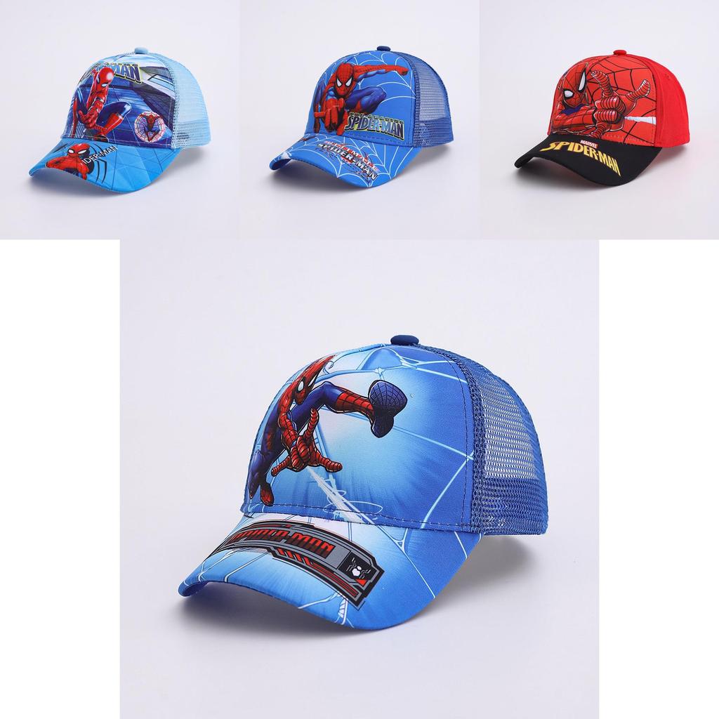 Childrens Cartoon Spider Man Baseball Cap With Breathable Polyester For Summer Outdoor Play