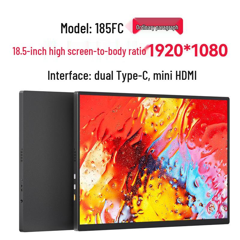 16-inch 2K Portable 144Hz Gaming Monitor with Type-C Connectivity for Laptop, Mobile, and Switch