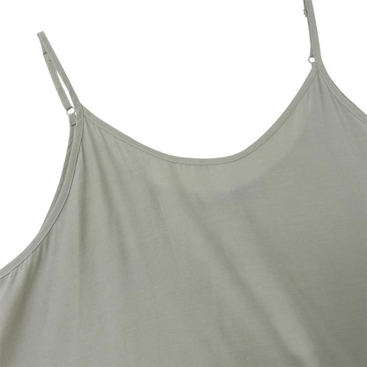 Lockeres ärmelloses Strandkleid für Damen mit Spaghettiträgern