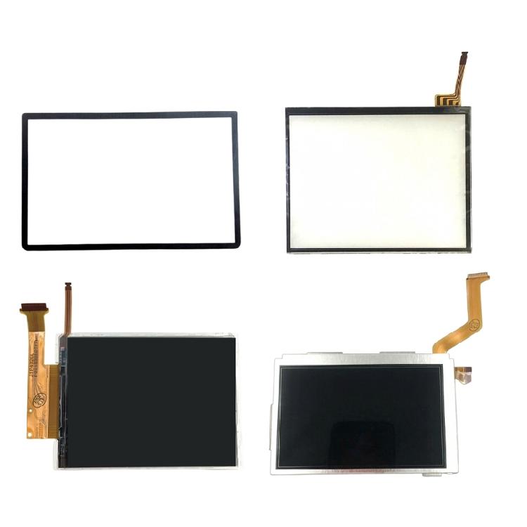 Top LCD Screen Replacement Parts For NEW3DS Device Anti Fingerprints Coating Optimized Color Reproduction