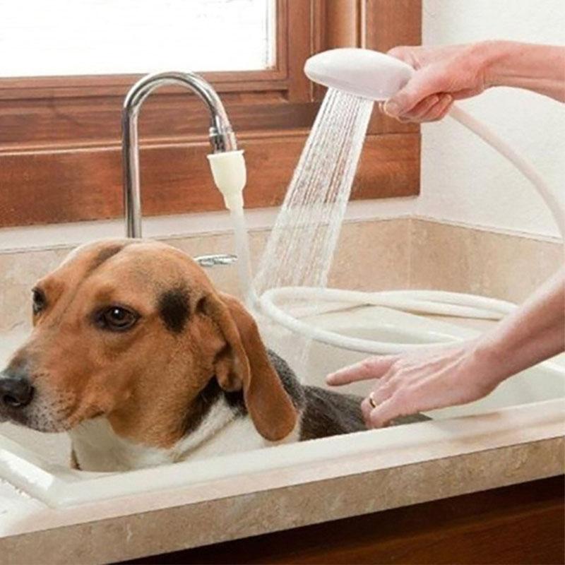 Multifunktionale Wasserhahn-Duschbrause, Abflussfilter, Schlauch, Spüle, Waschkopf, Duschverlängerung, Badezimmer, Haustierbad, Reinigungszubehör