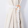 Handmade Weave Curtain Tiebacks Curtain Holder Clip Buckle Rope Straps Easy Installation Traditional Cloud Designing