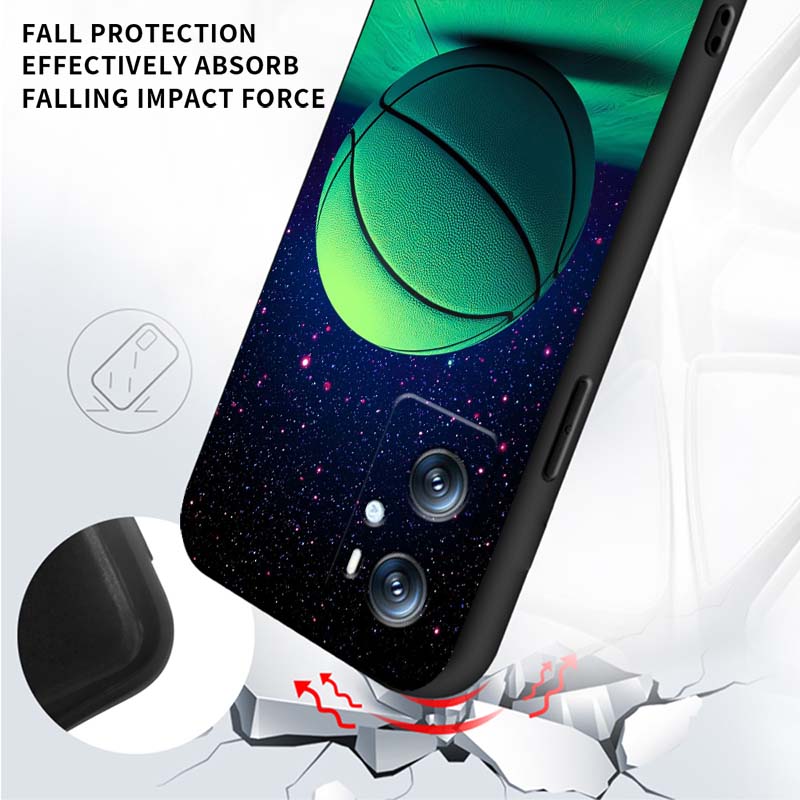 Sports Basketball Cool For OPPO Reno 5 6 7 A96 A40 A58 Realme GT A74 A78 Neo2 A74 A78 Find X5 X3 X7 X8 Black Phone Case