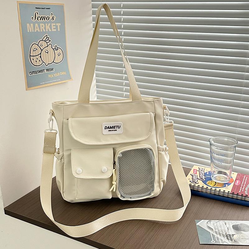 Japan and South Korea Leisure Backpack Large Capacity Class Make-up Bag Simple Junior High School Student Bag Girl