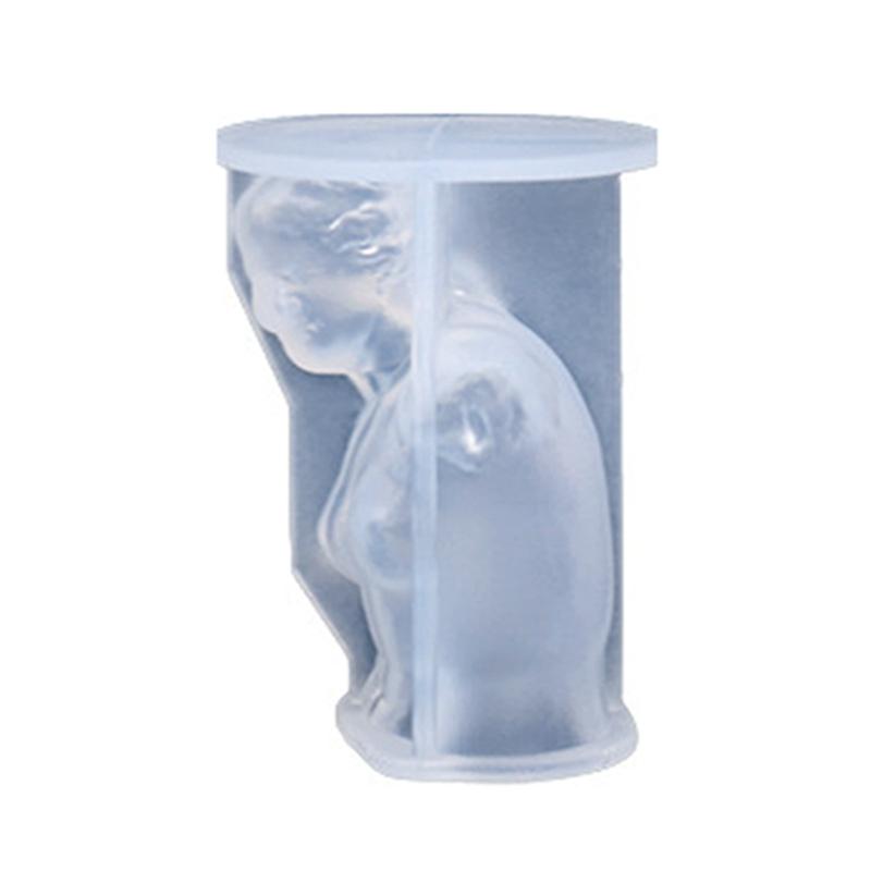 DIY David Head Silicone Candle Mold Nordic Figure Sculpture Epoxy Resin Soap Chocolate Ice Cube Mold Candle Making Home Decor