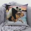 Cute Panda Print Decorative Cushion Cover Home Sofa Bed  Pillow