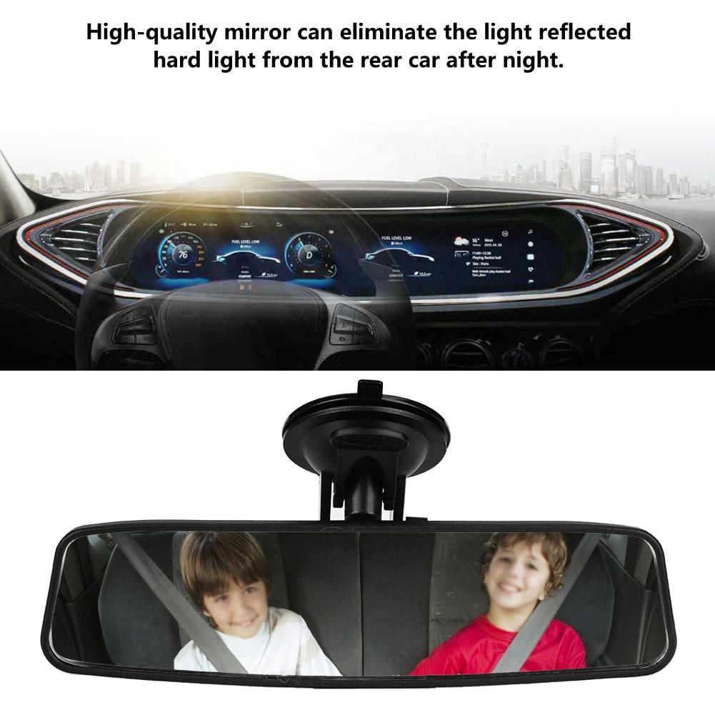 Car Back Seat Baby Rear View Mirror Adjustable Wide Angle Blue Mirror