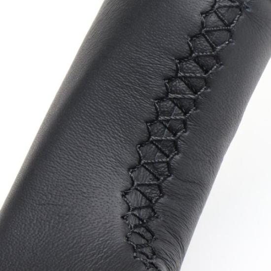 REAL Brown Wood Steering Wheel for Toyota Move Cast and Pixis Joy (LA150), Stella, (LA250), (M90-BRW-BK-MOV)