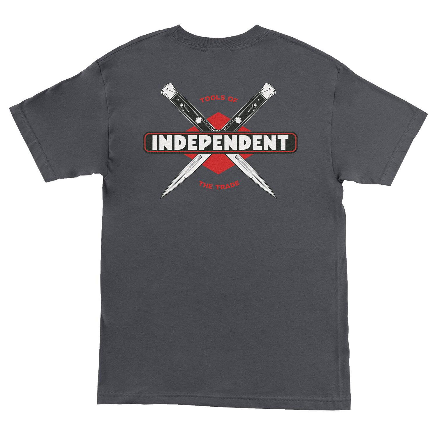 New Independent Trucks Shirt Tools of the Trade Charcoal S