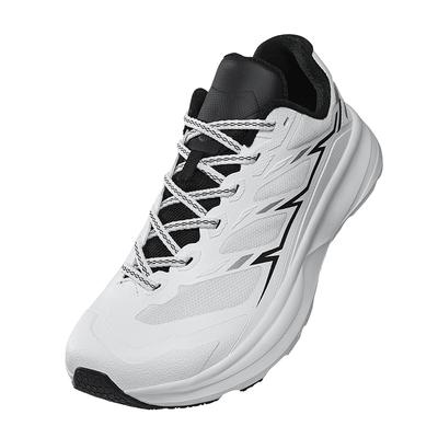 Wide Toe Comfortable Running Shoes Men's Fashion Lace-up Casual Sneakers Breathable Knitted Jogging Outdoor Shoes