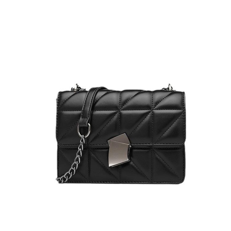 Diamond Chain Shoulder Bag Women's Bag Small Square Bag Temperament Lady Small Fragrance Style Bag Trendy Goddess Small Bag
