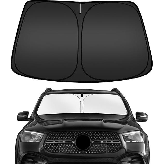 ARISMOTOR Windshield Sun Shade For Hyundai Kona 2024-2025 2026,  Fit Foldable Front Window Sunshade Sun Visor Protector, Block UV Rays Keep Your Car