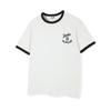 ULIFEZIP New Smile Oversized Ringer Short Sleeve T-Shirt 5 Colors [Ulze_3006]