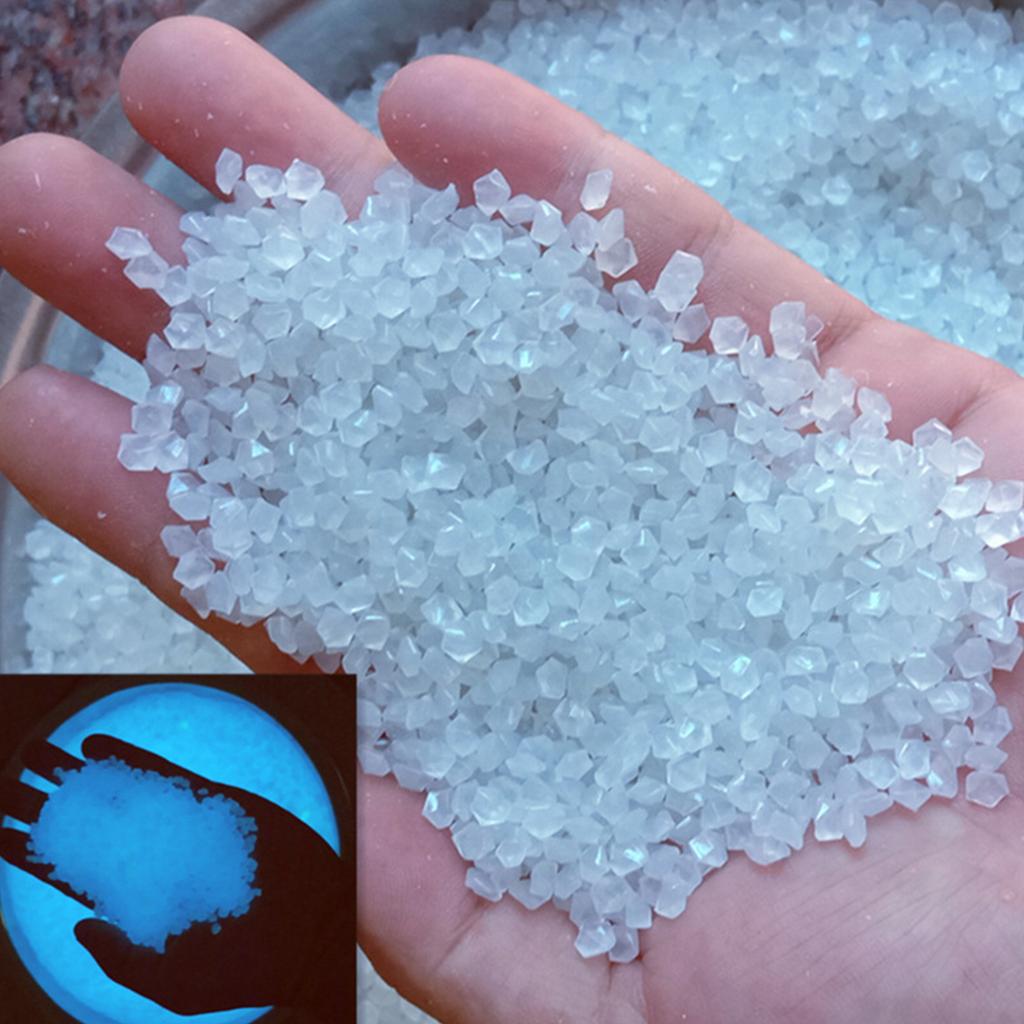 2000Pcs 3-5mm Luminous Sand Glow In Dark Pebbles Stone Home Garden Yard Outdoor Path Lawn Decorations Fish Tank Aquarium Decor