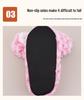 Warm Rose Hairball Kids' Slippers