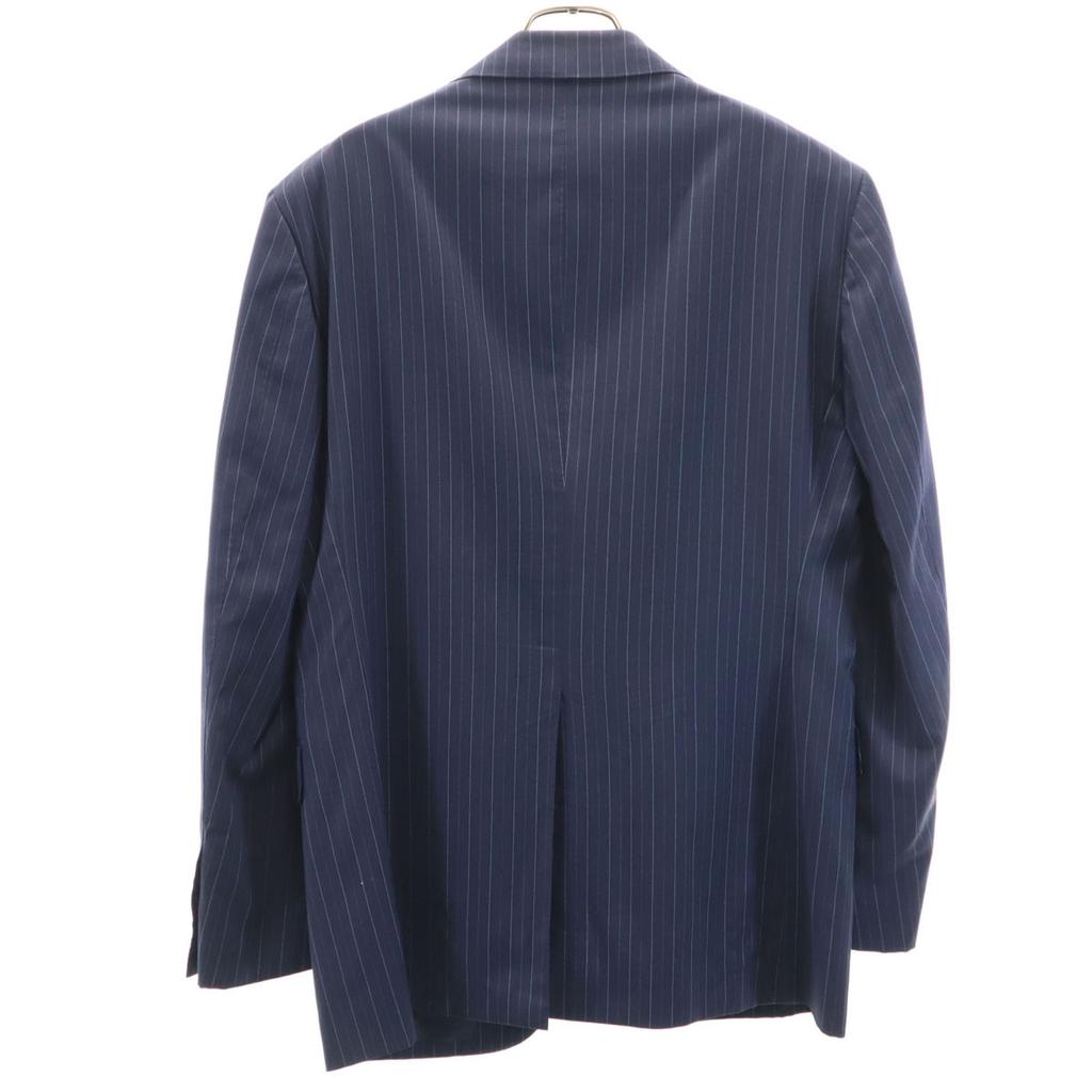 UNITED ARROWS Striped Pattern Tailored Jacket 48 Navy Men's Used
