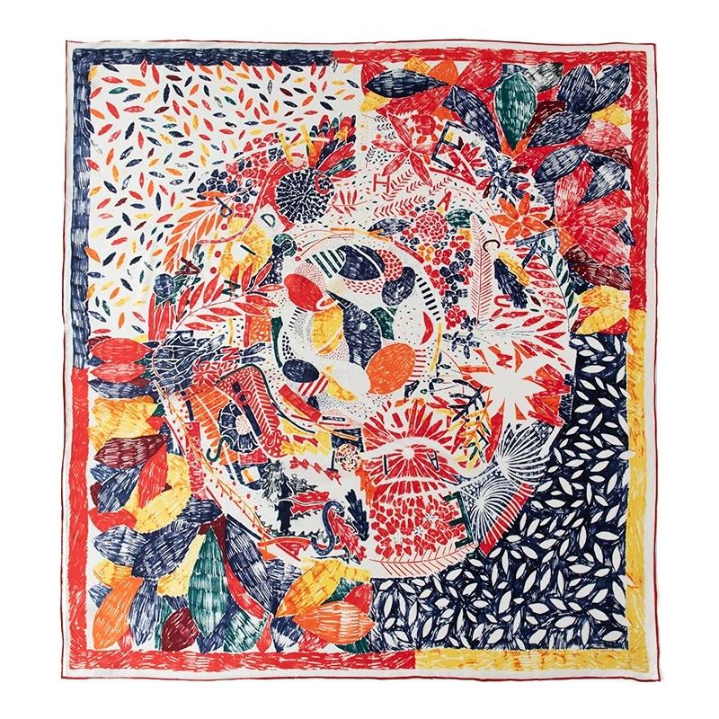 

Квадратный платок 53 см из 100% шелка-мальберри с черным горошком, декоративная повязка для волос, галстук, маленький шейный платок для женщин 53x53cm