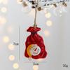 Creative Christmas Cookie Cake Old Man Ice Cream Cone Chef Old Man Donut Gingerbread Man Pendant for Christmas Tree Decoration
