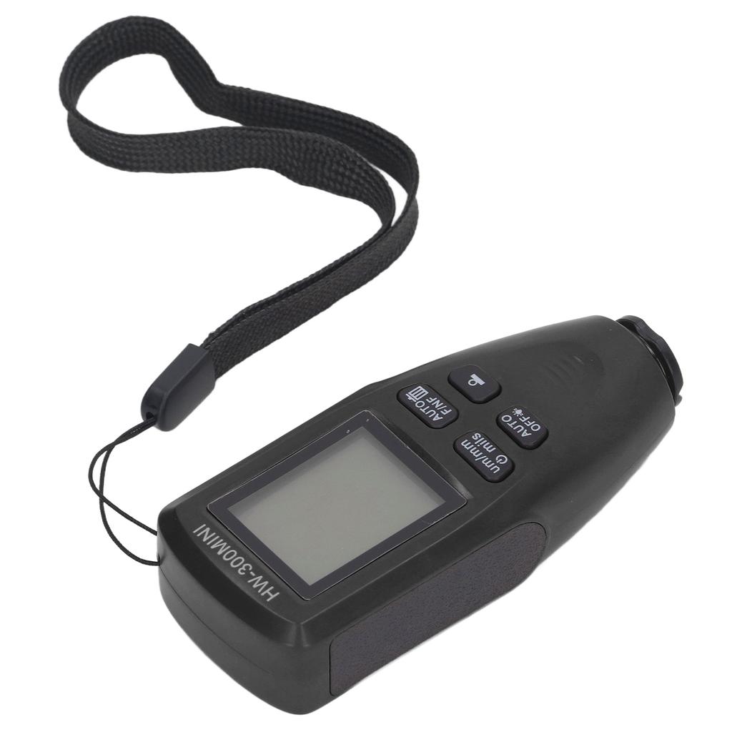 Car Coating Thickness Meter Automatic Measurement Automotive Paint Film Thickness Gauge Black