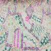 1Yard*125Cm Colorful Sequins Geometric Embroidery Mesh Fabric for Dress Clothing Cheongsam Diy Sewing Lace Tulle Gauze Fabric