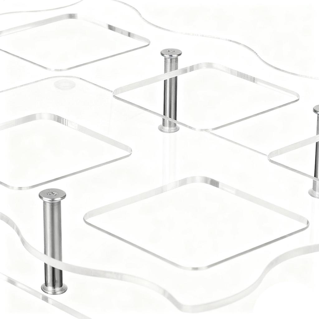 Acrylic Cupcake Stand Clear Dessert Serving Trays Acrylic Dessert Stands For Table Party Birthday Baby Shower Bedroom Perfumes