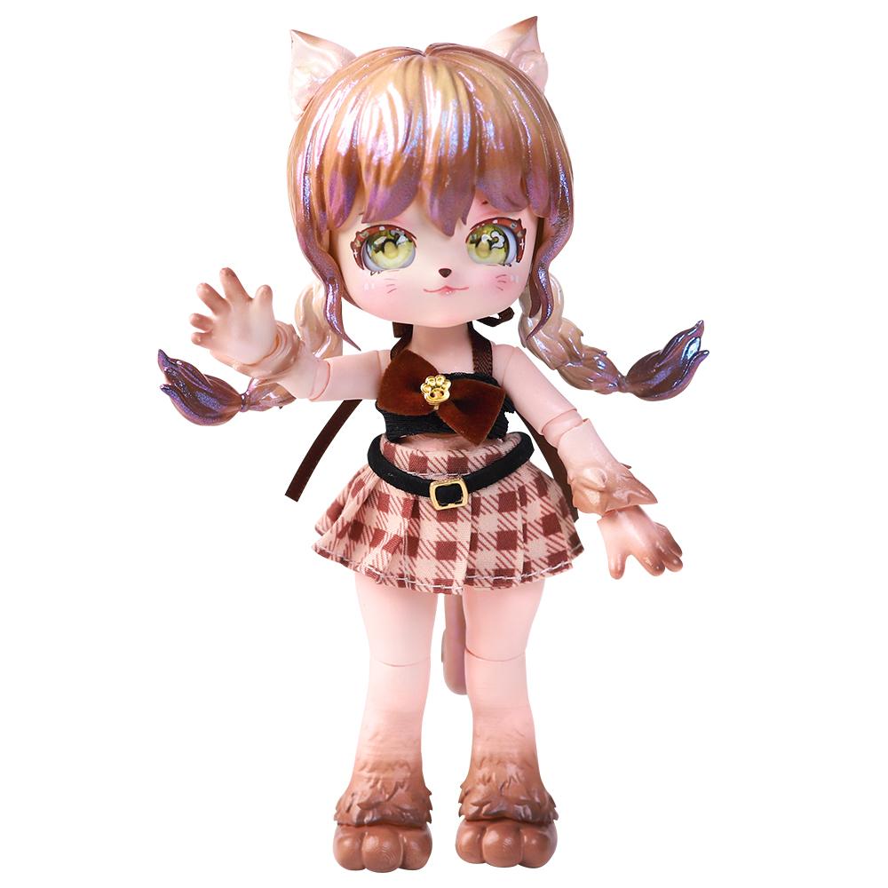 DBS  MAYTREE 14cm Ancient Beast Doll OB11 Doll BJD Collectible Animal Style Kawaii Toy Birthday Gift Series