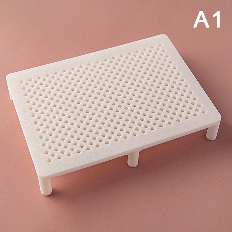 Polymer Clay Earring Fixing Rack Ultraviolet Lamp Pottery Clay Stud Bracket Manual Auxiliary Hole Position Fixing Holder Tools