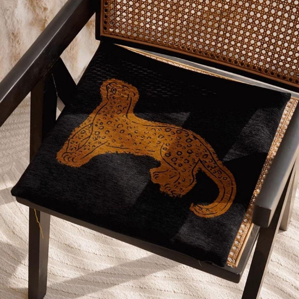 Square Memory Foam Cushion Vintage Design Seat Pad Slow Recovery Tatami Floor