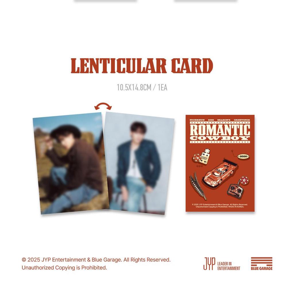 [Pre-Order] NICHKHUN (2PM) [ROMANTIC COWBOY] 2026 SEASON'S GREETINGS