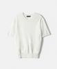 TRIP LE SENS Centre Line Summer V-Neck Half Knit_White