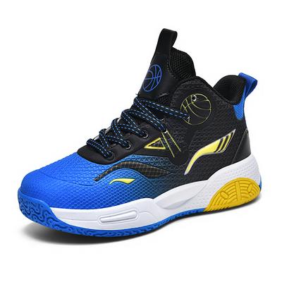 31-40 Children's Plus Size Anti Slip Wear-resistant Fashionable Sports Shoes for Kids High Top Basketball Shoes