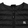 MLB Autunno Inverno 23 New York Yankees Patch Lettere Fantasia Zip Caldo Piumino d'Oca Gilet Unisex Nero 3ADVB0426-50BKS