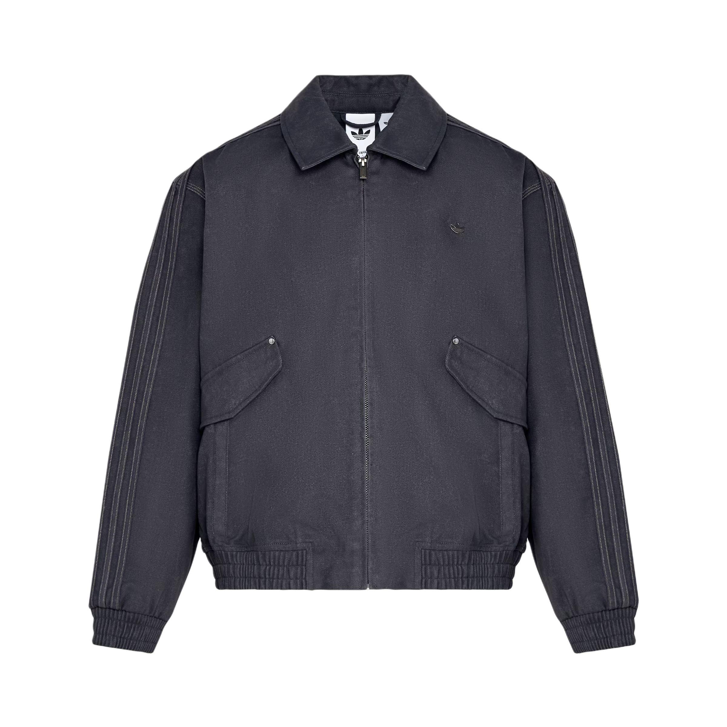 Adidas Originals FW25 Woven Jacket Three Stripes Loose Fit Zip Collar Long Sleeve Jacket Men Jacket KR5051 L