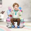 45x35x30cm/100x95x90cm PVC Stuffed Animal Bean Bag Storage Waterproof Stuffed Animal Bean Bag Cover Organizer(Not With Toys)