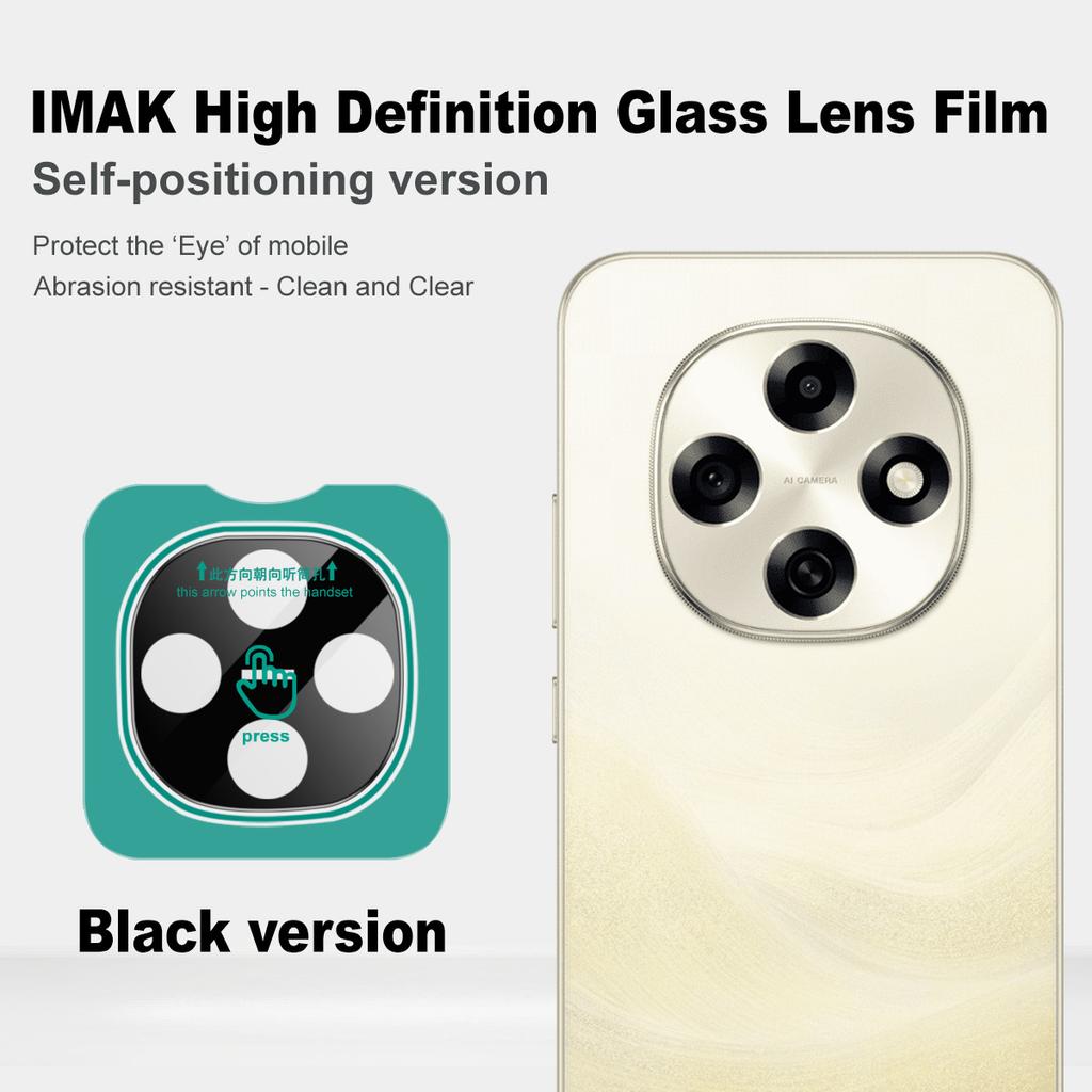 For OPPO A6 Pro 5G Glass IMAK High Definition Glass Lens Film Black Version