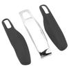 Remote Control Key Shell Black Leather Surface Dustproof Case Shell Cover Replacement For Panamera