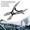 Car Repair Tool 8/10/12 Inch 3Pcs Universal Automatic Locking Length Hose Pinch Off Pliers Flat Mouth Oil Pipe Sealing Pliers