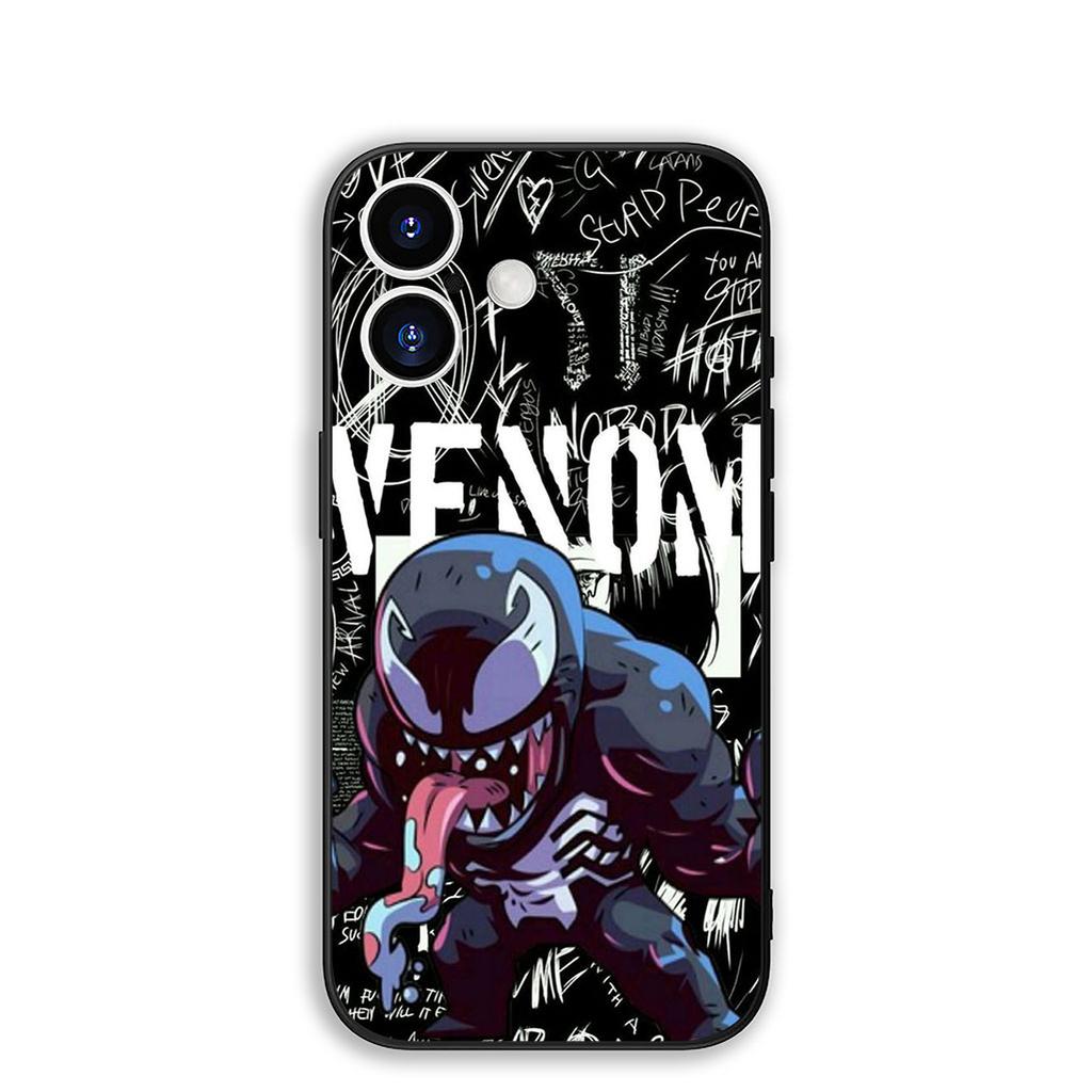 For Motorola Moto G86 G57 G67 G24 G15 G54 Power G13 G14 G34 G35 G45 G60 G53 G55 G64 G75 G72 Phone Case Venom Marvel Spider Man
