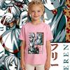 Frieren Beyond Journeys End Frieren Anime Print Cotton T Shirt for Boys and Girls Short Sleeve Kids Casual Tee Daily Wear