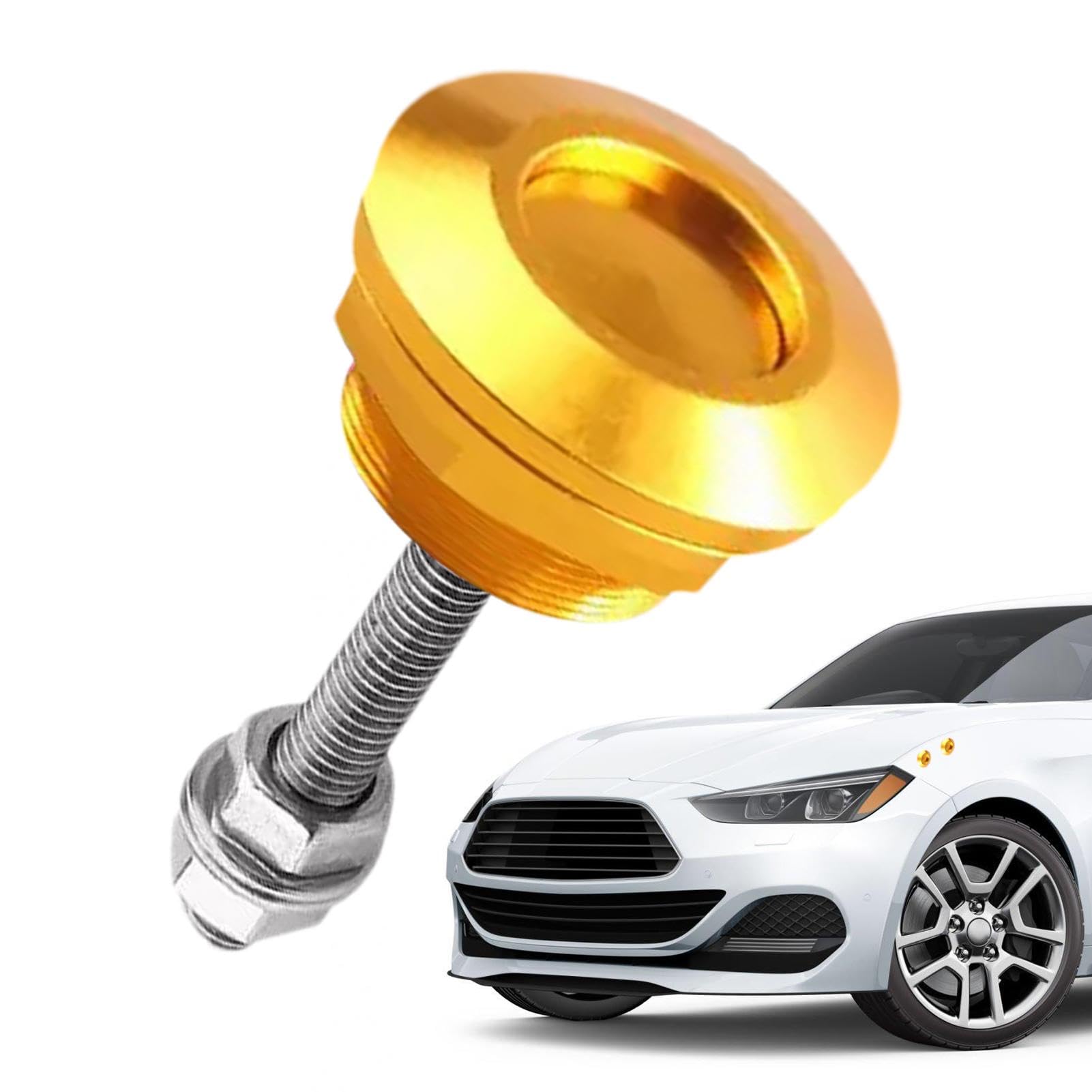 Truck Hood Pin, Car Hood Pin Kit, Small Aluminum Car gold