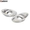 For Ford Focus 3 2012 2013 2014 2015 ABS Chrome Front Fog Light Lamp Cover Trim Head Foglight Molding Trims Car Styling 2pcs