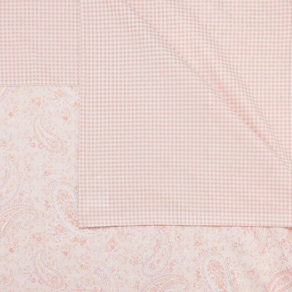 Merry Night Cotton Duvet Single 150 X 210 Romantic Paisley 100% "Ertz" Cover, Pink, Long, Approx. Cm, Print, Washable, Hygienic, RK62301-16