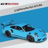 1/18 Scale Welly Porsche 911 GT3 RS Alloy Car Model Diecasts Metal Toy Vehicles Car Model High Simulation Collection Childrens Gifts