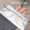 Anti Blue Light Blocking Reading Glasses Men Simple Optical Eyewear Personality Polygon Korean Female Computer Plano Eyeglasses