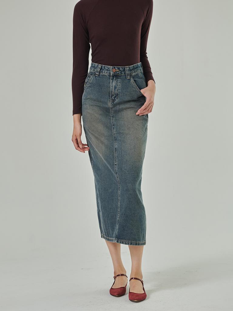 Koes Denim Long Skirt